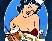 Tiki Print - Navy Grog