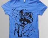 Fancy Raccoon Shirt in S,M,L,XL Animal Shirt