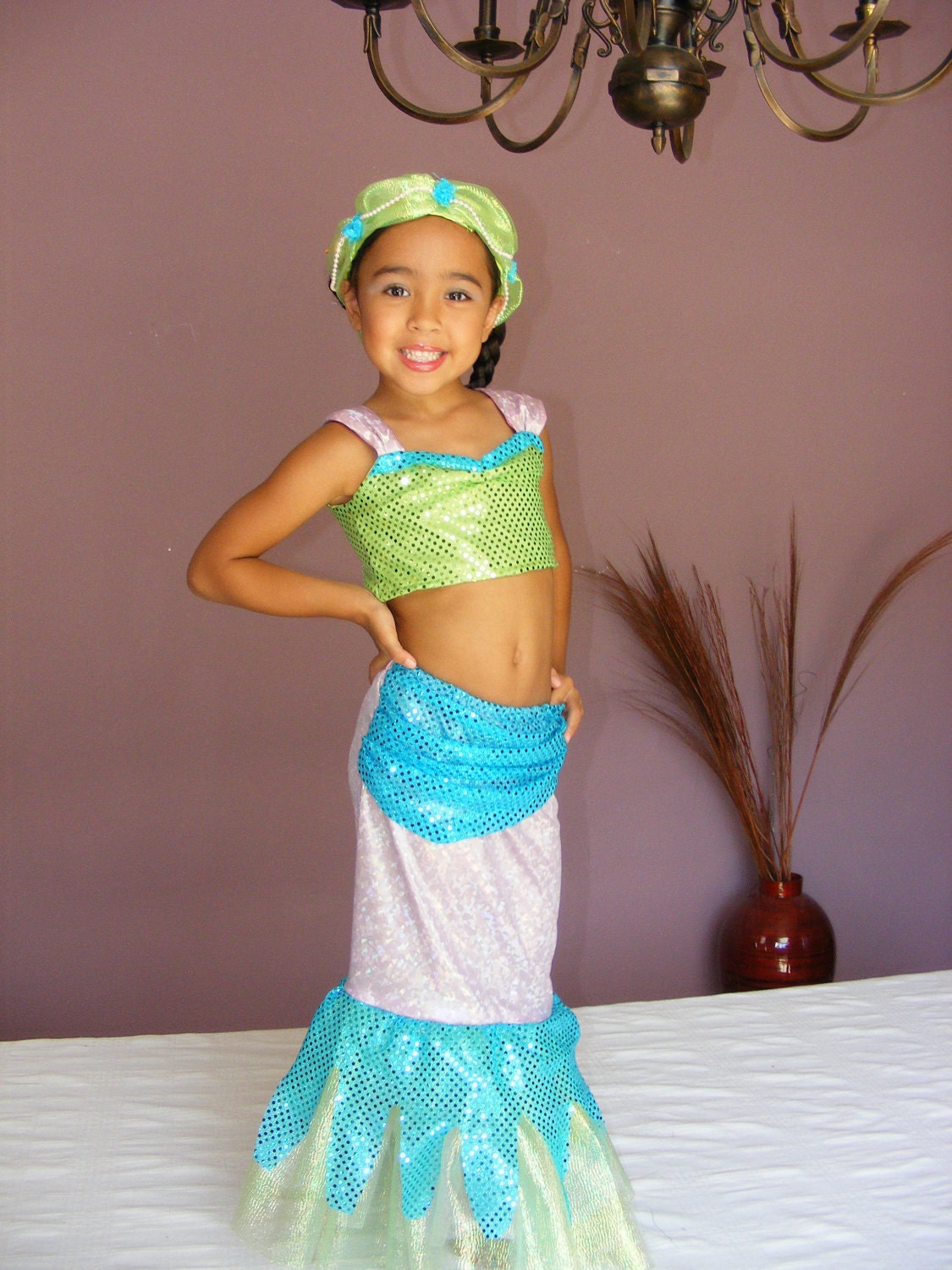 Little Mermaid Costume for Girl Sizes 6-9