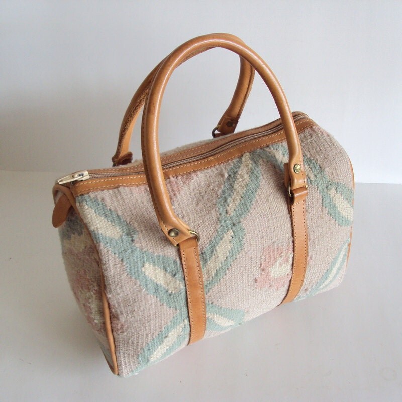 Vintage KILIM Doctors Satchel HandBag