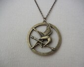 Hunger Games Mockingjay Pendant Katniss District 12