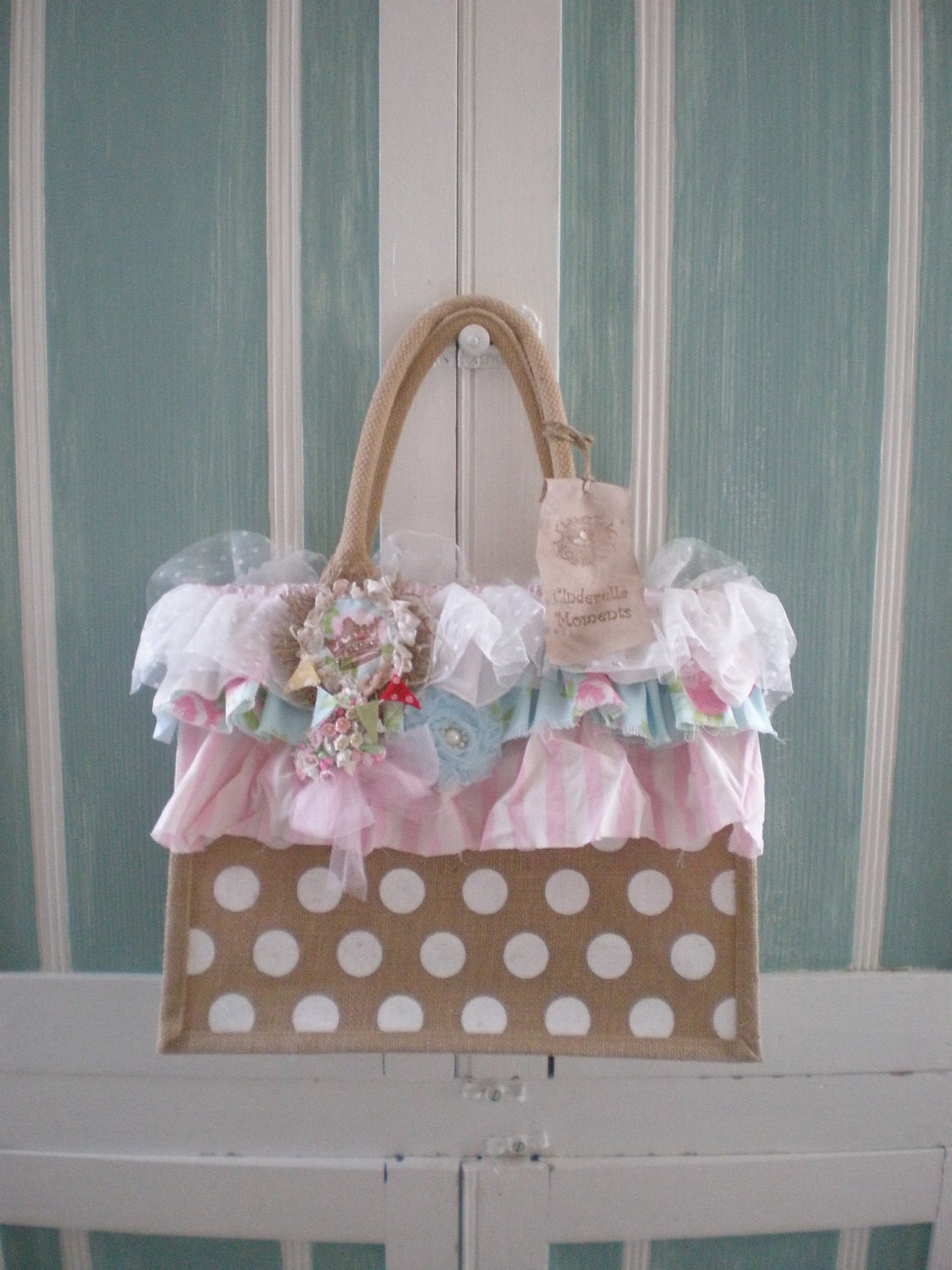Shabby Chic Whimsical Tote Bag