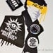 I AM () LOCKED BBC Sherlock square pin button