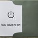 You Turn Me On - Letterpress Greeting / Single Card