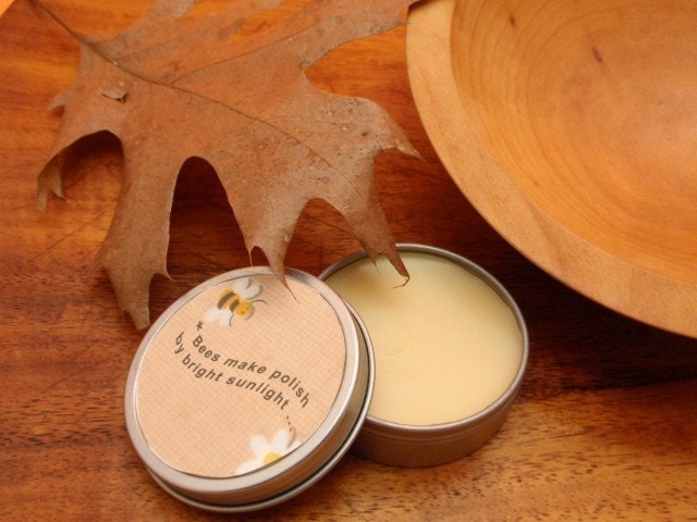 beeswax wood polish (large tin) -  Bees Make Polish-