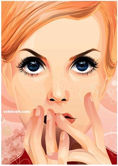 ACEO. Twiggy Larson. Sixties Mod Fashion Model 60s