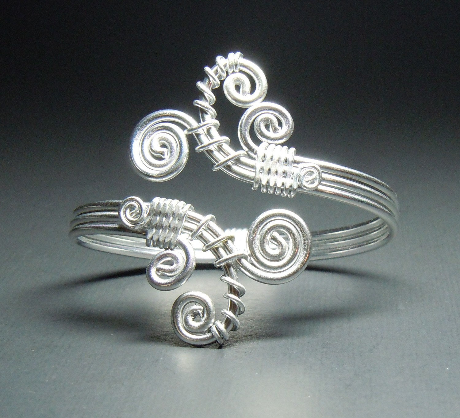 Spiral Burst Adjustable Bracelet