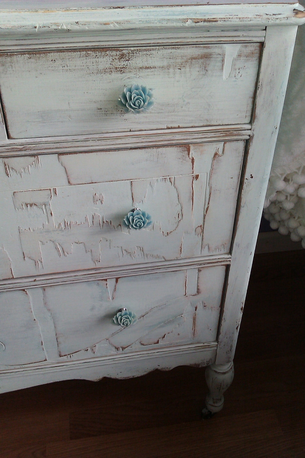 listing for tiffany deposit antique dresser shabby chic beach cottage aqua blue prairie tiffany robins egg vintage