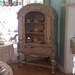 listing for l barnhouse shabby chic china cabinet antique french blue distressed country cottage coastal display curio prairie