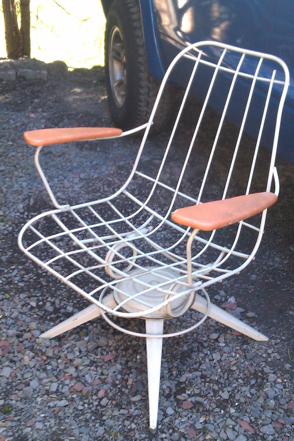 mid century modern lounge chair eames retro salterini salterinni tilt swivel 1950 s