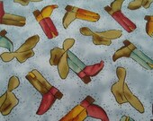 ON SALE  RJR  Cowboys and Cowgirls  6232-3 Cotton Quilting Fabric, 2 yards