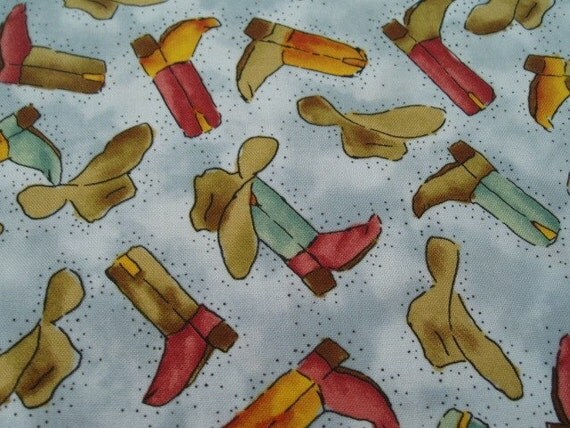 ON SALE  RJR  Cowboys and Cowgirls  6232-3 Cotton Quilting Fabric, 2 yards