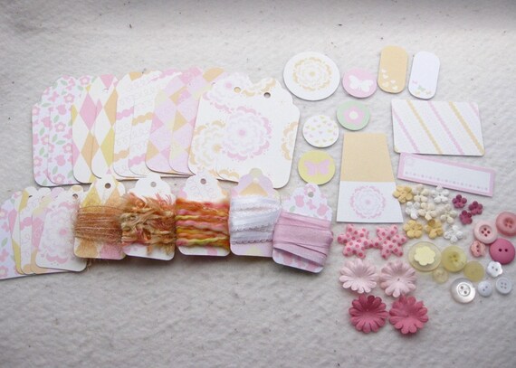 diy girly crafts diy tag embellishment craft kit girly by freshlemonblossoms diy girly crafts diy tag embellishment craft kit girly by freshlemonblossoms