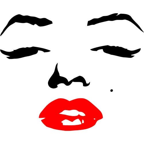 Marilyn Monroe Decal