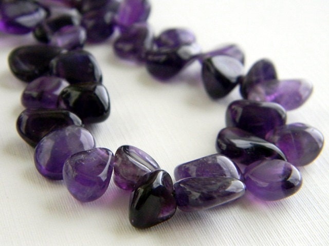 Purple Amethyst Gemstone Necklace