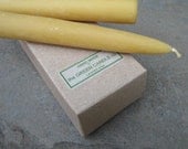 Beeswax Taper Candles, 6 inch - Box of Six