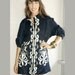 silver applique kimono robe jacket (m)