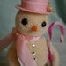 Pink Sugar Snowgirl