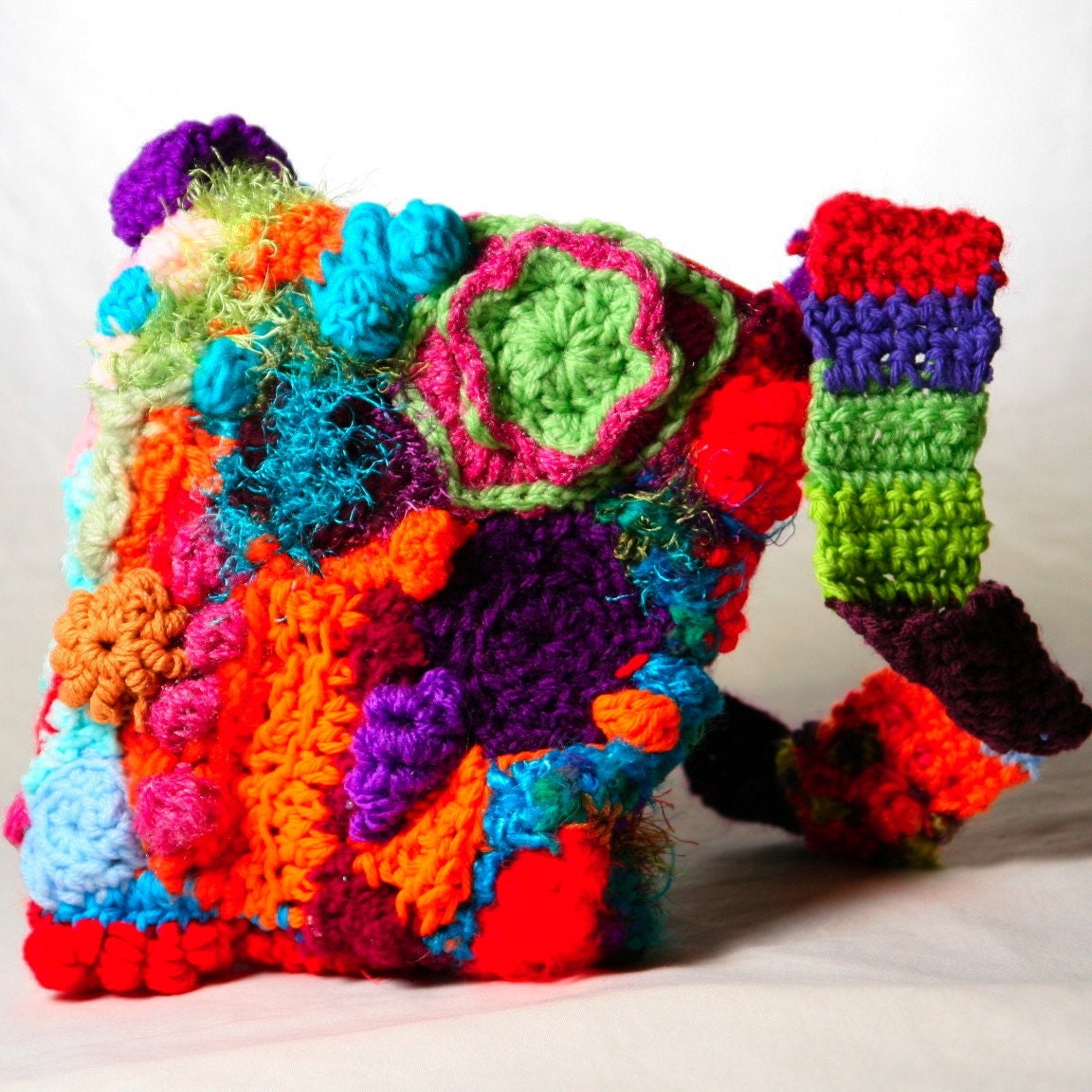 Freeform Crochet Purse - Not a Pretty Girl