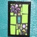 Stained Glass Lime Green and Dichroic Glass Light Switchplate - Housewares Switchplate