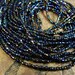 Vintage Purple Blue Iris Charlotte Seed Bead