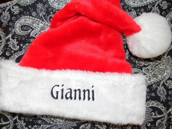 one personalized santa hat choose from adult or by one personalized santa hat choose from adult or by