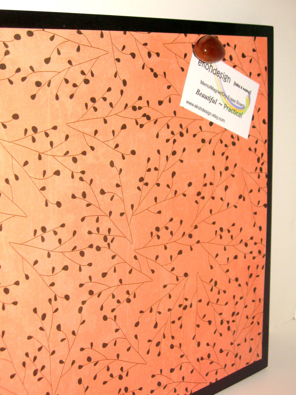 Sprouts .. Magnet Dry Erase Steel Memo Board // housewarming gift // home decor // office organizer // wall organization // wall art