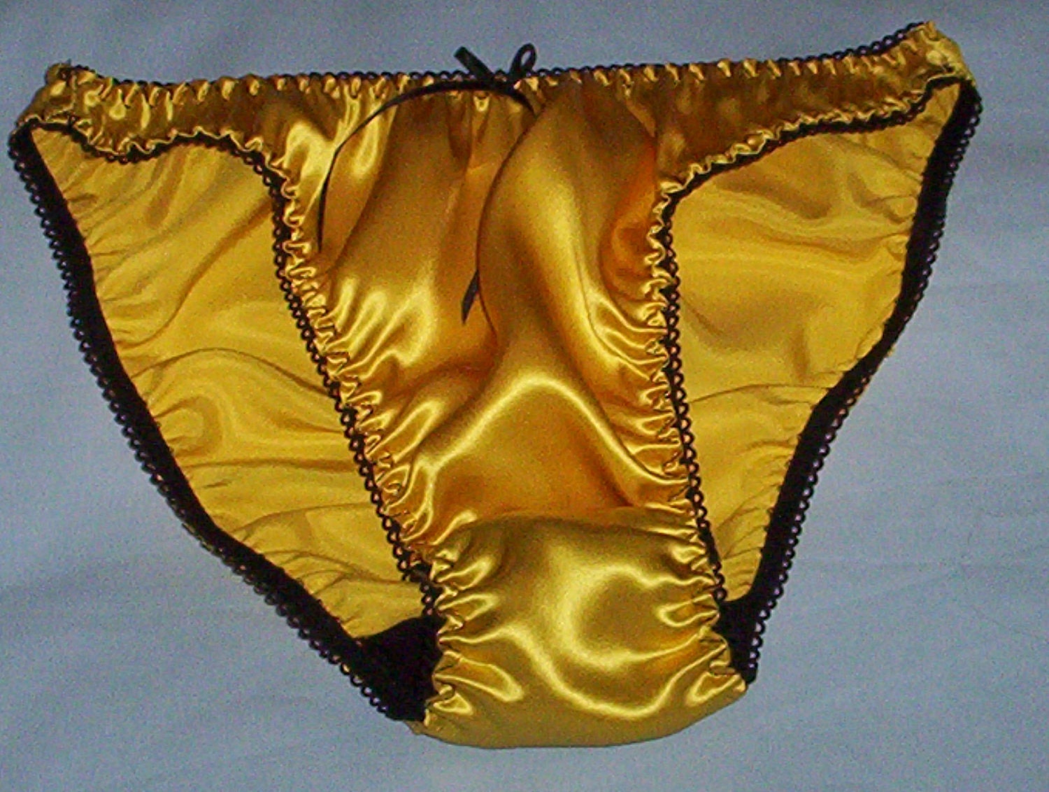 Yellow Satin Panties 94