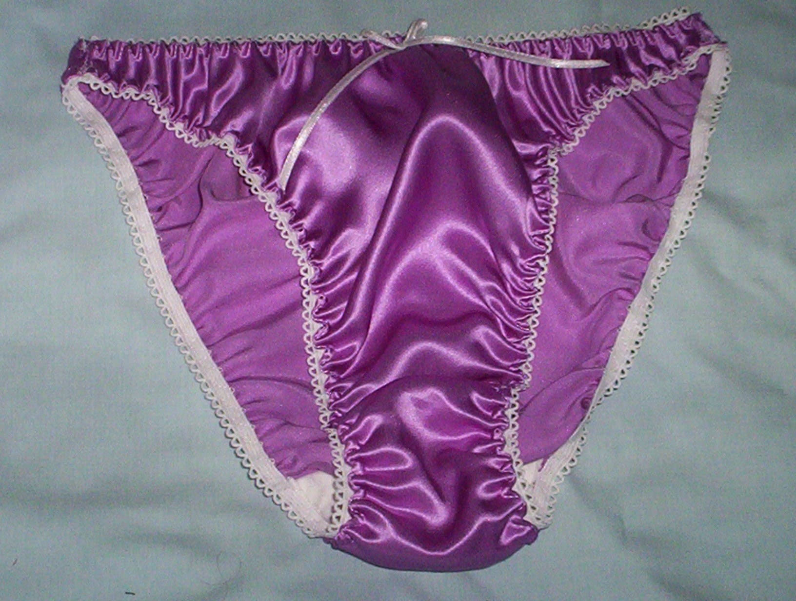 Satin Silk Panties Brazilian Wet Pussy