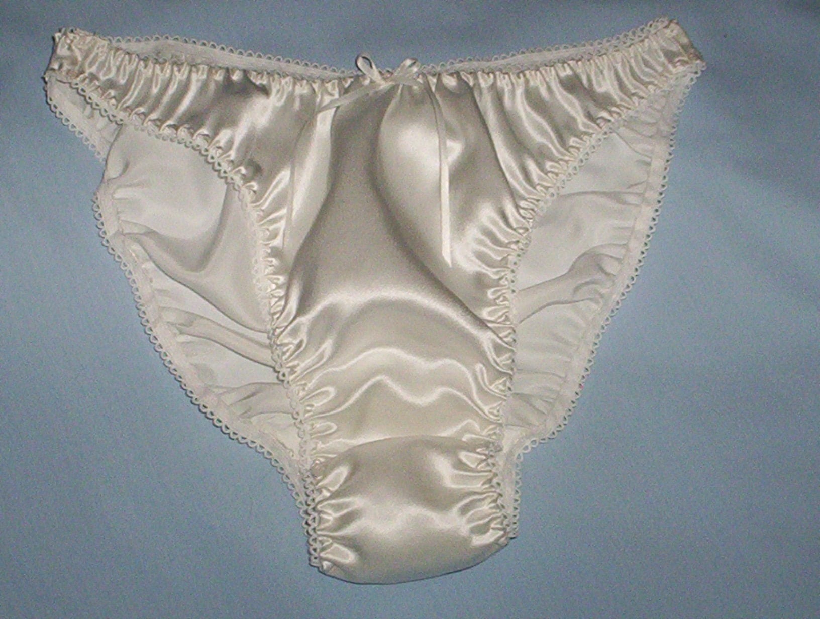 White Silk Panties 70