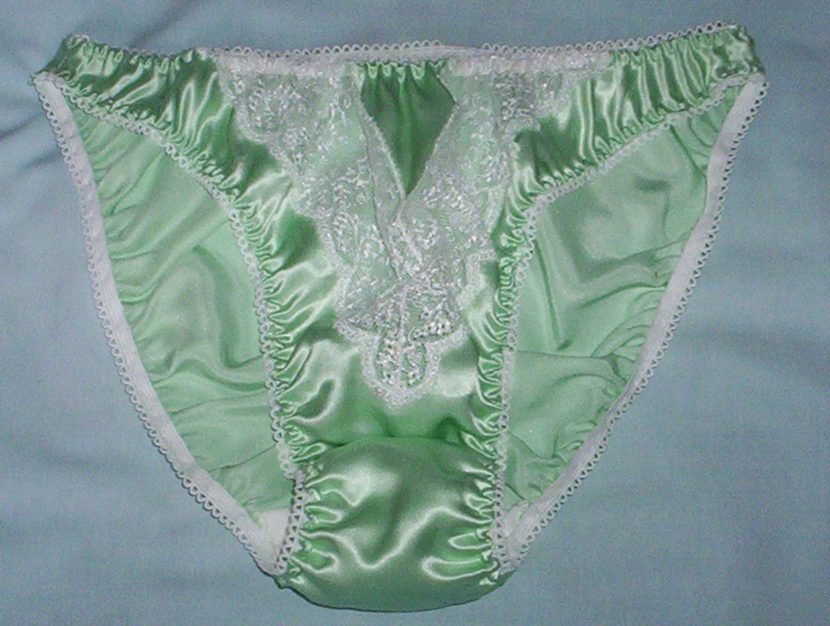 Green Silk Panties 56