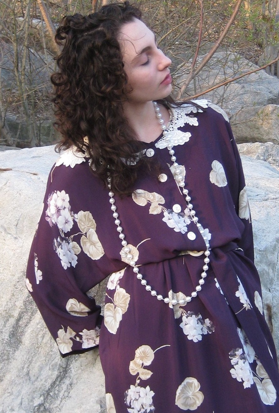 1930's Reproduction Floral  Dress