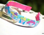 Lilly Pulitzer Fabric Dress Headband Preppy Derby Giddy Up