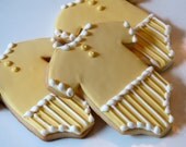Striped Onesie Cookie Gift Box (Vanilla) 1 Dozen - MADE TO ORDER