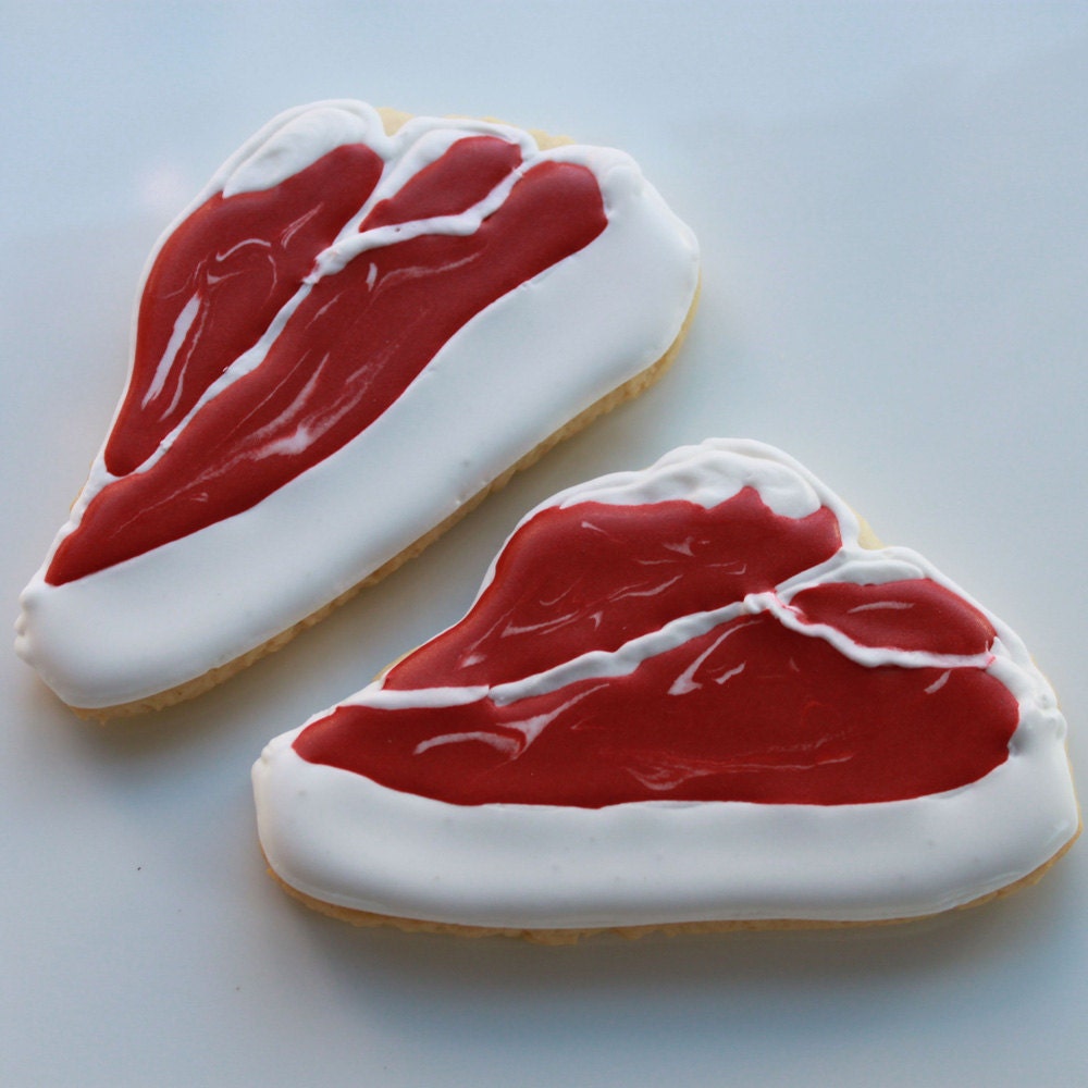 Ron Swanson Valentine Cookie Gift Box (Vanilla) Half Dozen - MADE TO ORDER