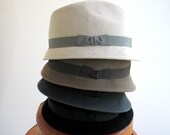 Trilby Hat- Fedora- Men- Women- Felted Wool Hat- Fall Fashion- Winter Accessories - KatarinaHats