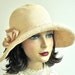 Straw Cloche Hat- Women- Spring Fashion