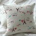 Cute Eiffel Tower Pattern Cotton and Linen Pillow Case(Cover, Slip)