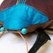 Soft Sculpture Beetle / Silk Cotton / Plum / Coleoptera