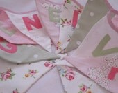 Bella Butterfly Banner Bunting Handmade Laura Ashley Fabric ideal for a Birthday Party or Celebration or Photo prop Custom Made to order Il_170x135
