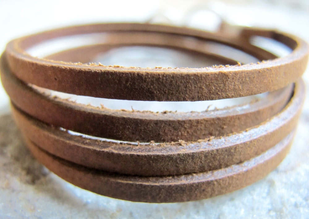 Infinity Mini - Brown Leather Wrap Bracelet