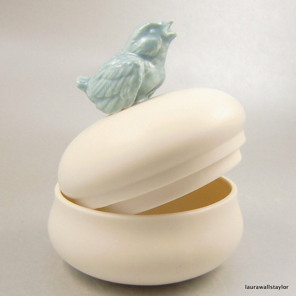 porcelain bird bubble box