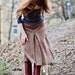 1960's Style Vintage High Waist Skirt in Brown