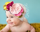 Snugars Party Hat spring HAT beanie BABY toddler INFANT girls