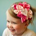 SWEET as Sugar snugar HEADBAND hair head wrap band baby infant newborn girls PINK