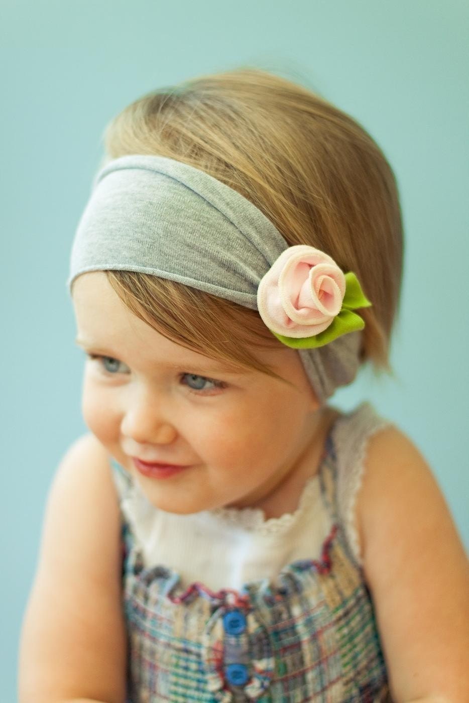 Custom  Listing for jones1978 -petite Victorian rose SNUGARS headband with gray band