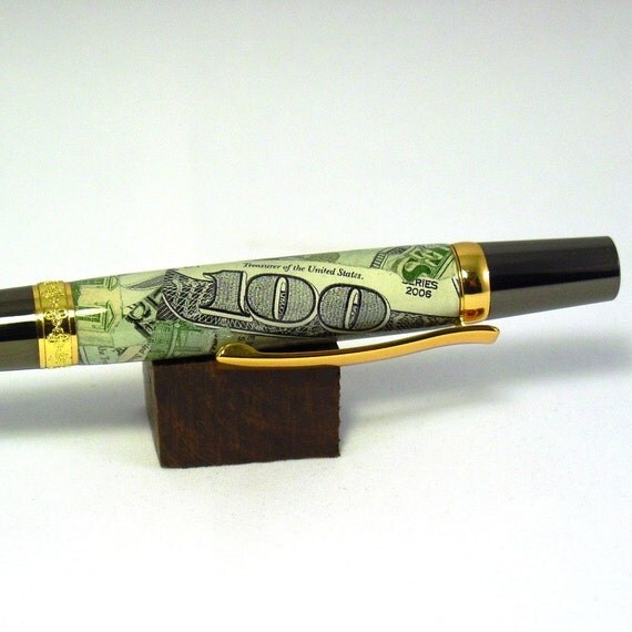 Shredded Money Pen by garyspens on Etsy