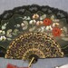 Gorgeous Vintage Handpainted Hand Held Fan ( 2001 )