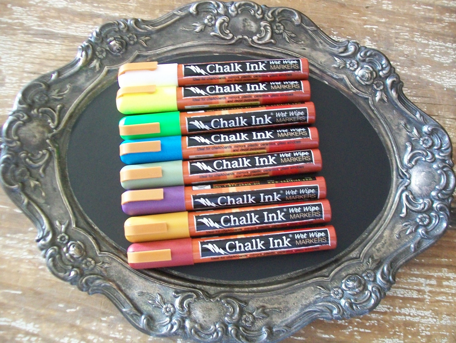 CHALK INK MARKER Chalkboard Marker Dry Erase Board Pens Wet Wipe Marker Glass Marker Pen Chalkboard Vinyl Non-Porous Surfaces-Wedding Signs
