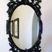 ROMANTIC BAROQUE ORNATE Vintage Framed Decorative Wall Mirror-Framed Chalkboard-Kitchen Chalkboard-Magnetic Chalkboard-Black or AnY Color